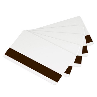 Tarjetas de PVC con banda magnética de baja coercitividad CR80.30 - Cantidad. 500