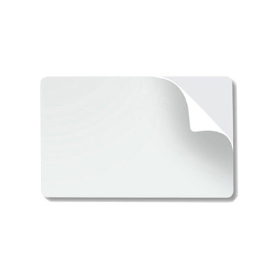 Tarjetas de PVC de10 Mil. con respaldo adhesivo Mylar CR79.10 - Cant. 500